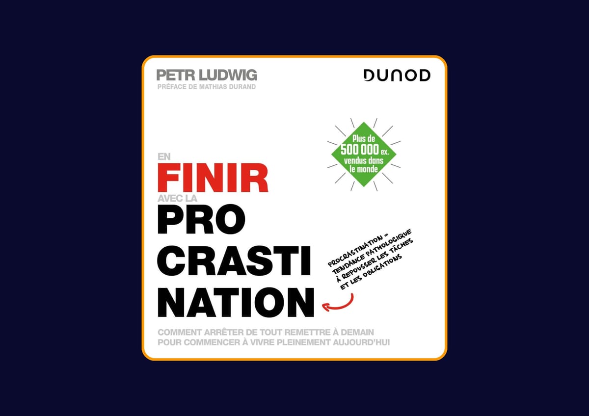 En finir avec la procrastination - Comment arrêter de tout remettre à demain pour commencer à vivre pleinement aujourd'hui de Petr Ludwig : Avis honnête - Qu’apprends-tu vraiment dans ce livre ?