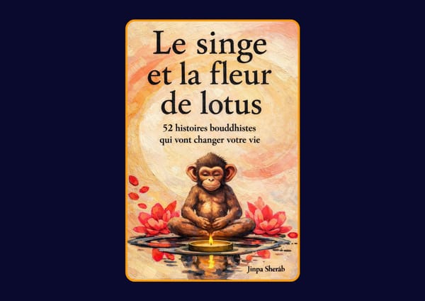 Le singe et la fleur de lotus : 52 histoires bouddhistes qui vont changer votre vie de Jinpa Sherab : Avis honnête - Qu’apprends-tu vraiment dans ce livre ?